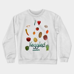 I Heart Veggies! Crewneck Sweatshirt